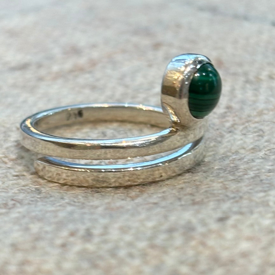 Malachite Double Ring