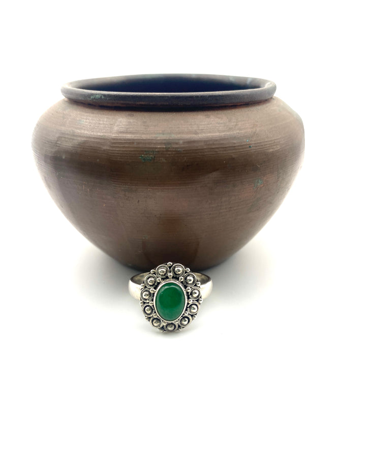 Evergreen - Green Onyx Ring