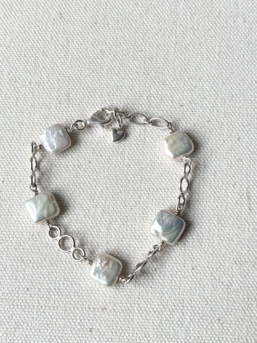 Baroque Freshwater Pearl Sterling Silver Bracelet