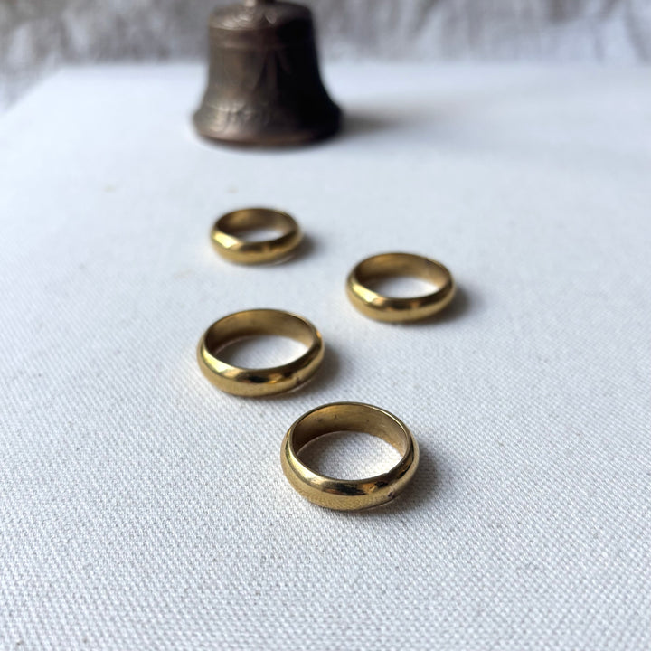 Handmade Plain Panchadhatu Band Ring