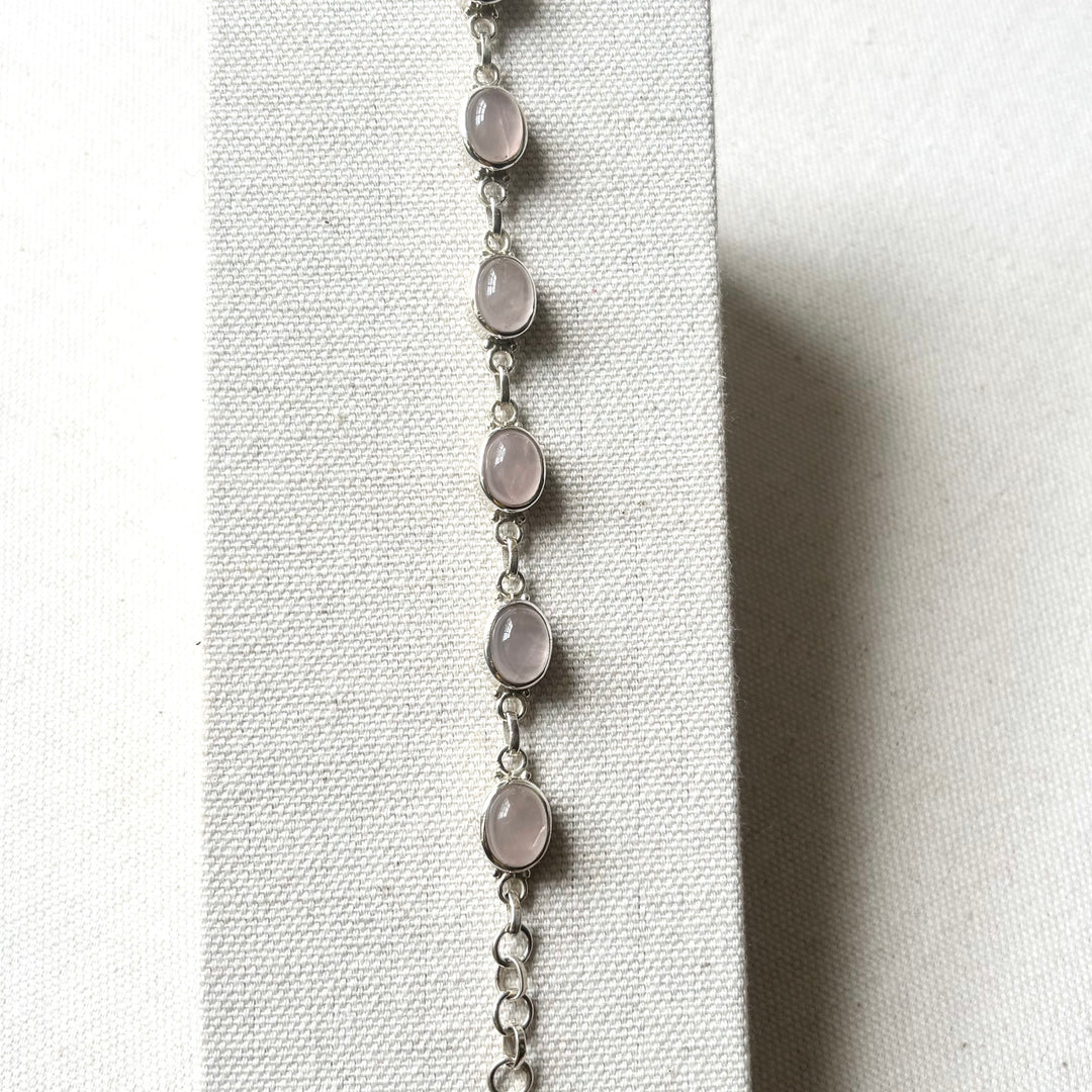 Ethiopian Opal Teardrop Bracelet in Sterling Silver