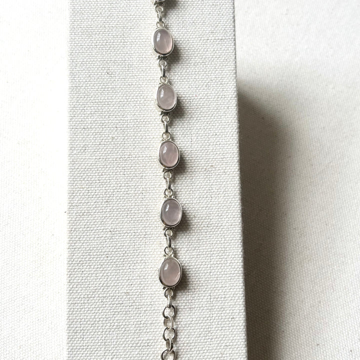 Ethiopian Opal Teardrop Bracelet in Sterling Silver
