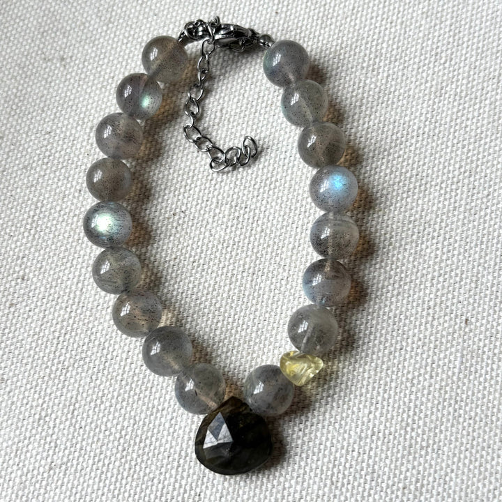 Labradorite Beaded Bracelet
