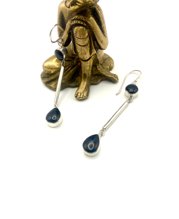 Midnight Drop Earrings