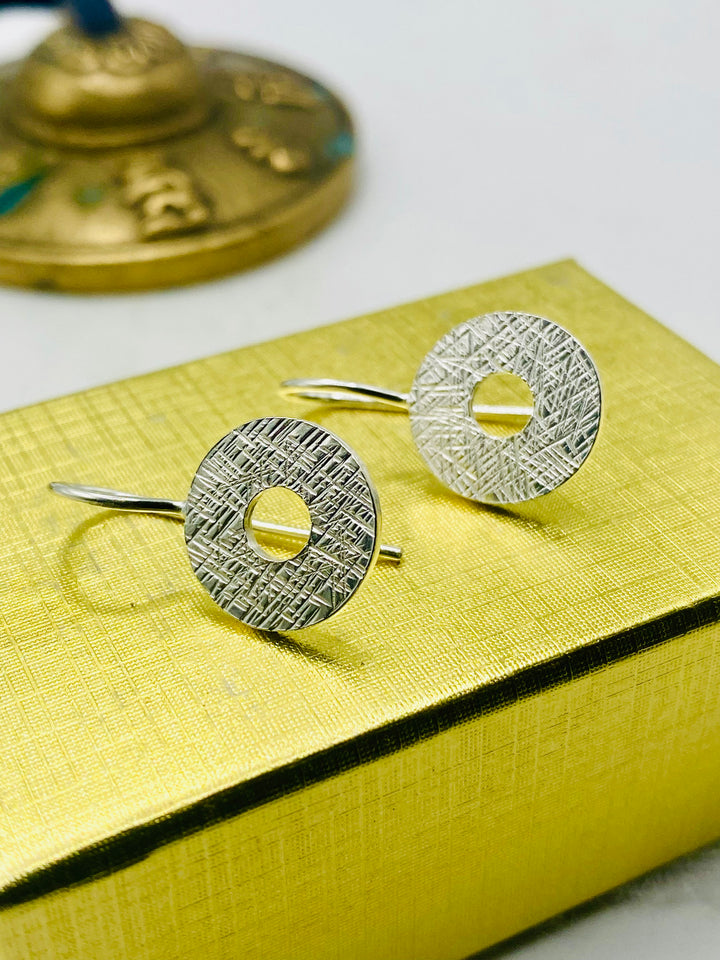 Textured Drop Earrings
