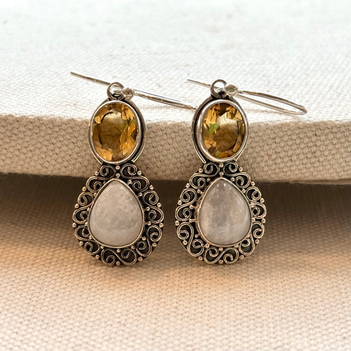 Golden Moon Earrings
