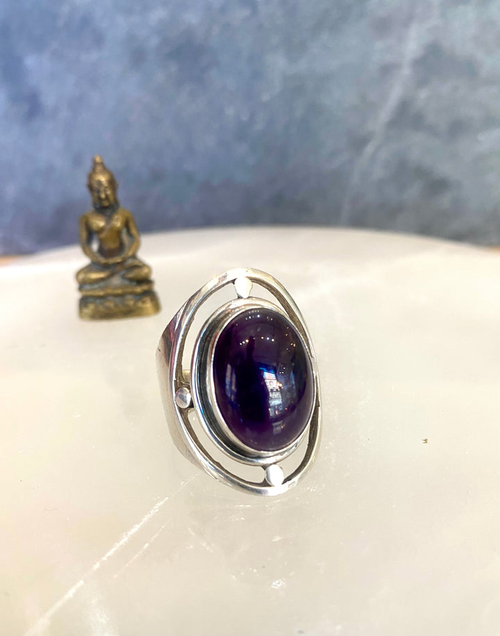 Amethyst Orbit Ring
