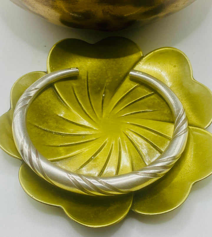 Etched Cuff Bangle