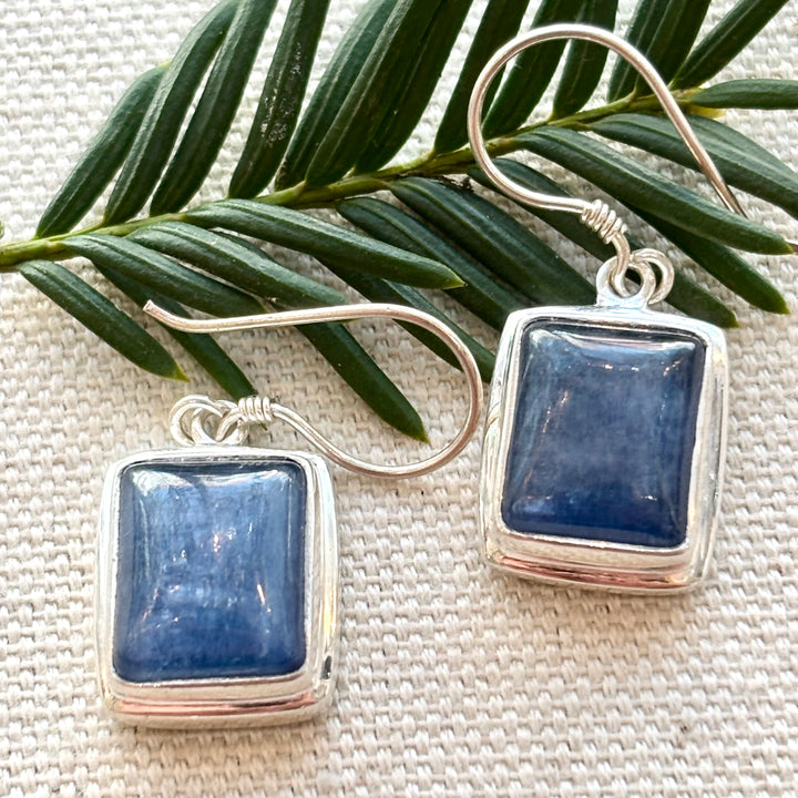 Kyanite Rectangular Earrings