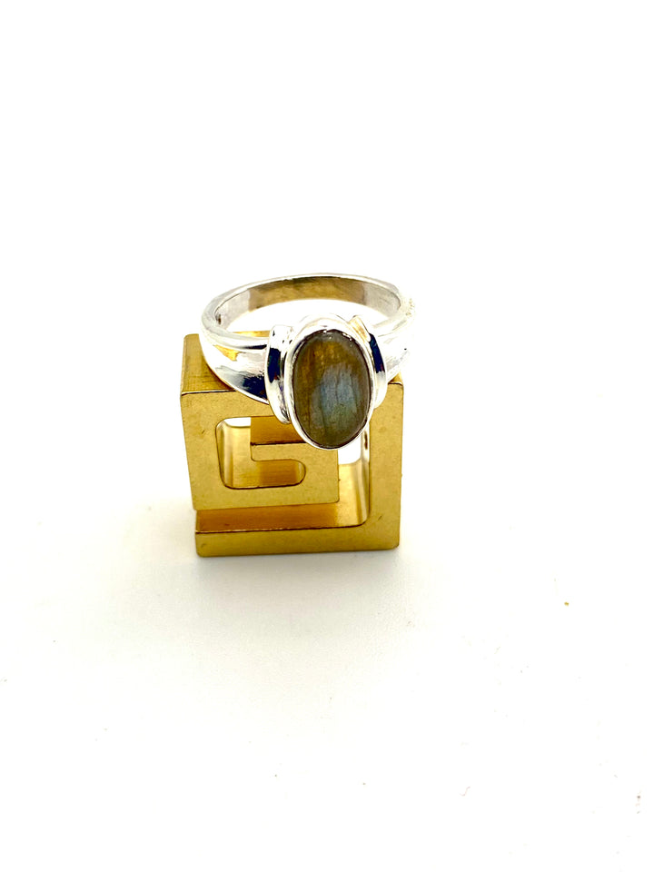 Labradorite Oval Ring