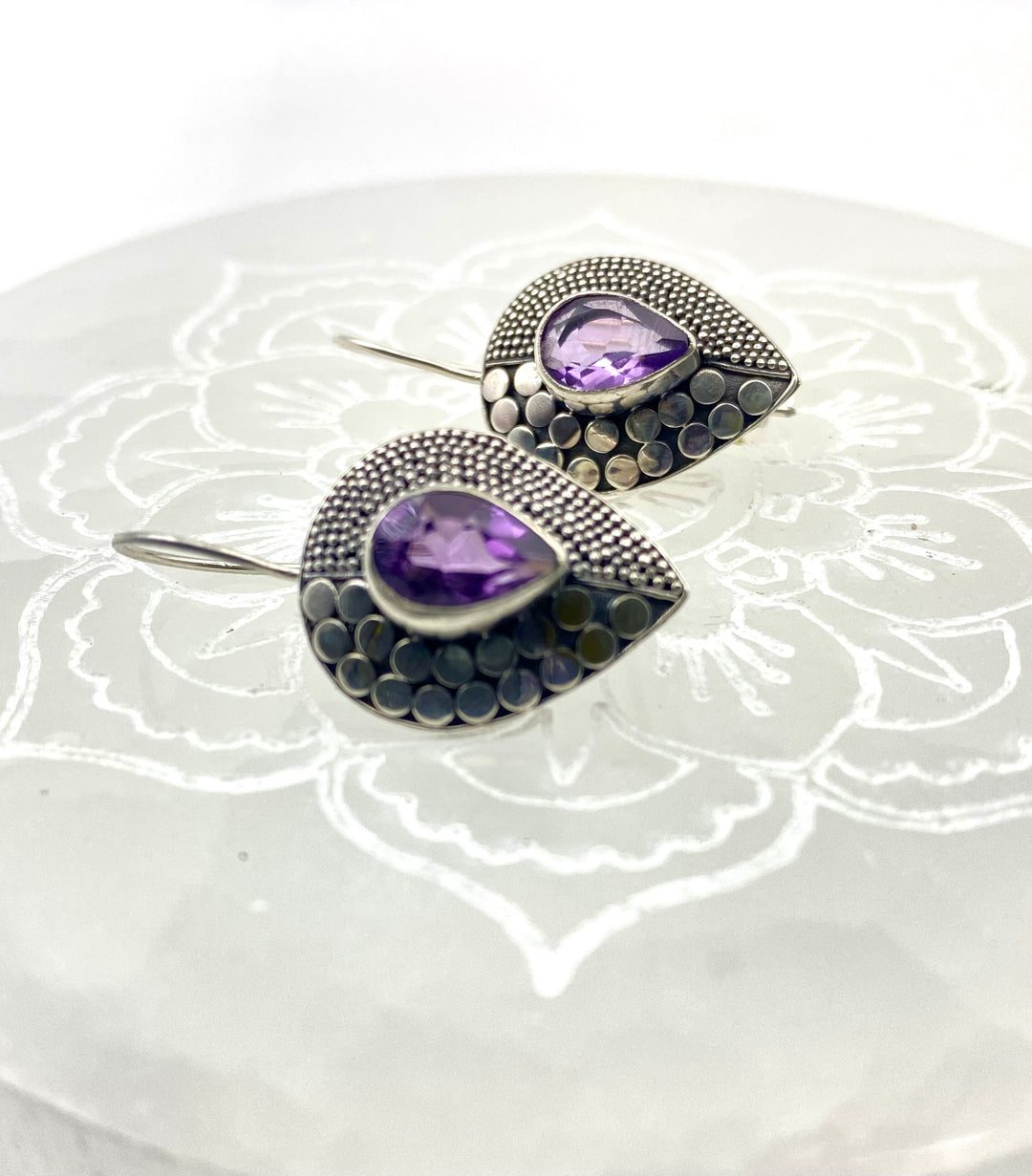 Whispering Amethyst Tears Earrings