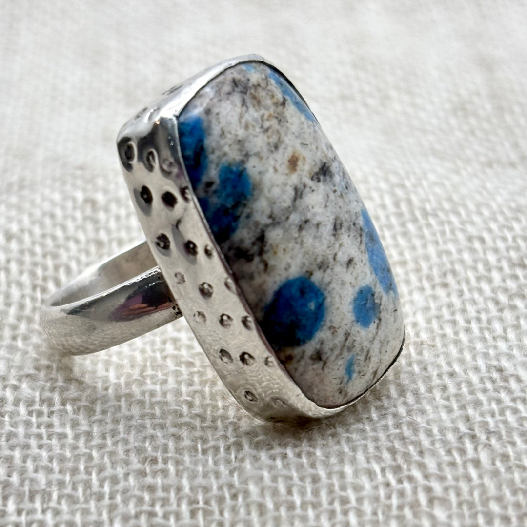K2 Jasper Ring – Rectangular K2 Stone Sterling Silver Ring