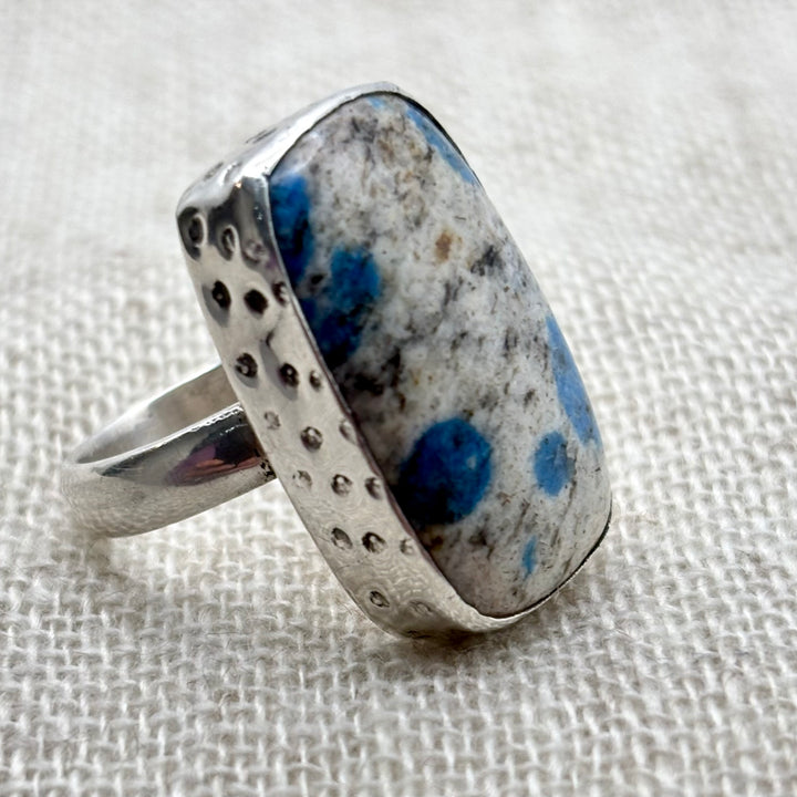 K2 Jasper Ring – Rectangular K2 Stone Sterling Silver Ring