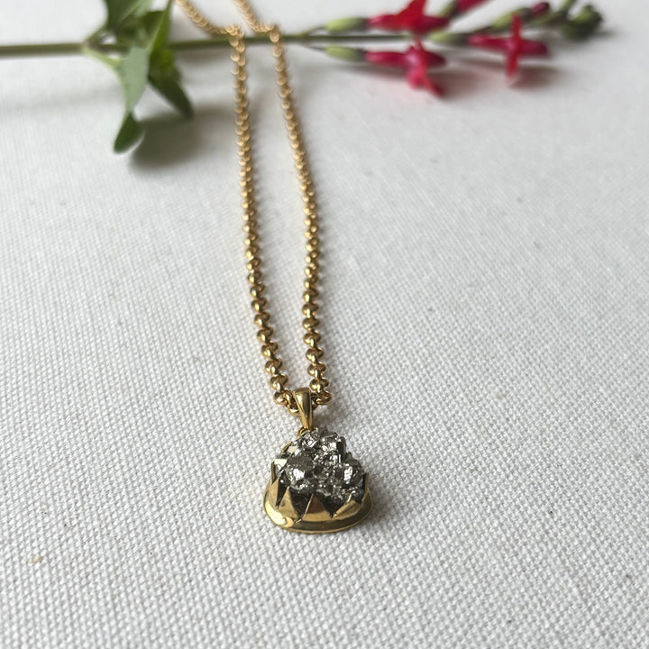 Panchadhatu Pyrite Necklace