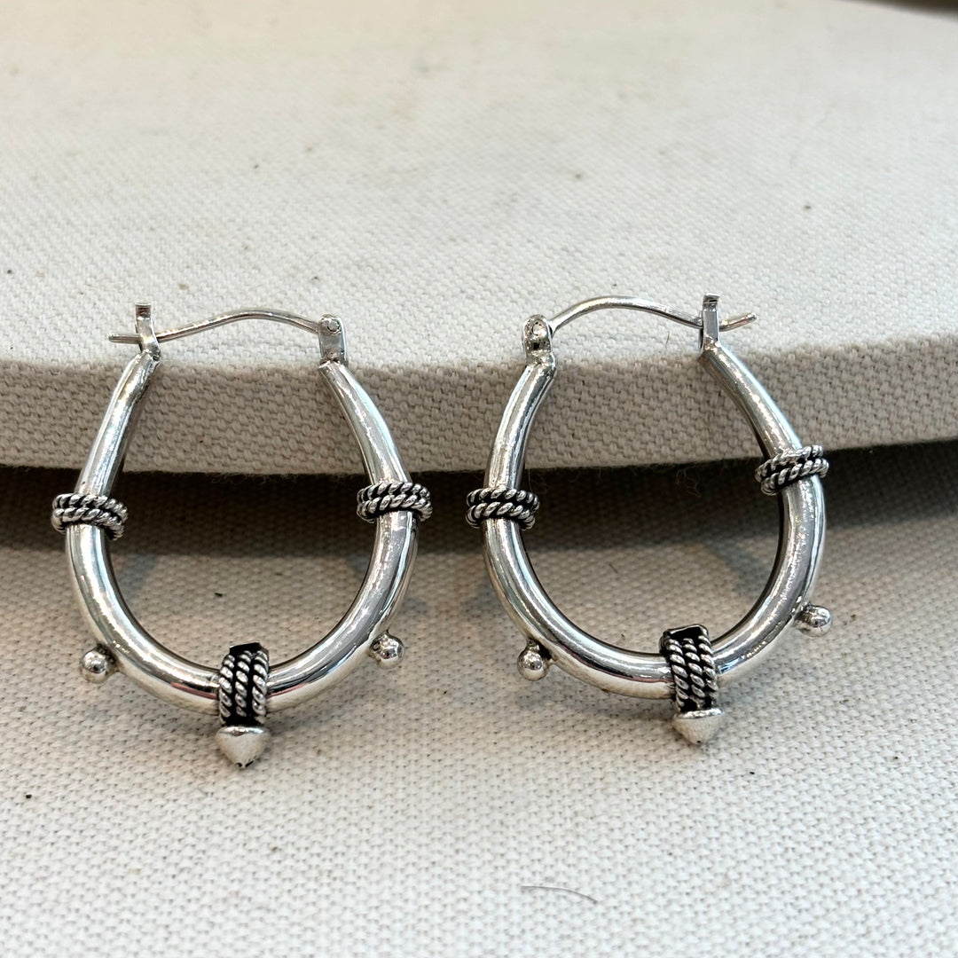 Guardian Hoop Earrings