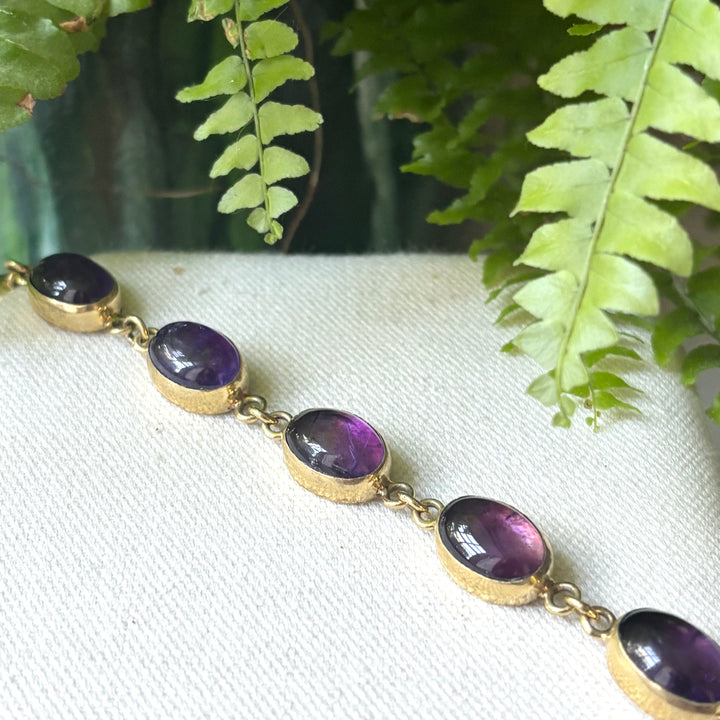 Handmade Amethyst Panchadhatu Bracelet