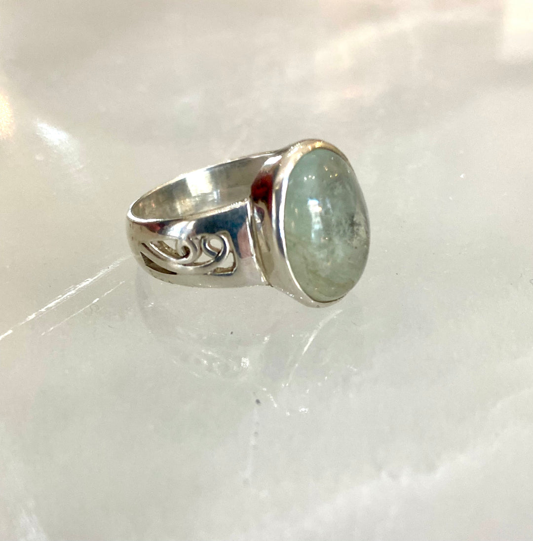 Tidal Calm - Aquamarine Ring