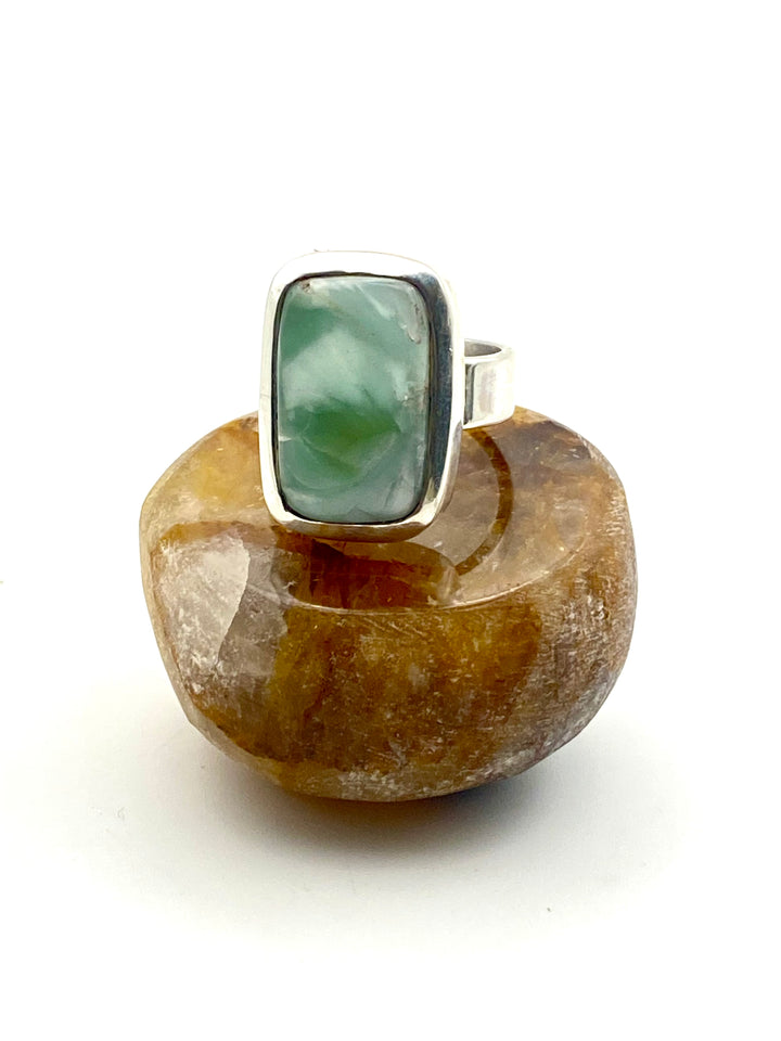 Tranquil Horizon - Larimar Ring