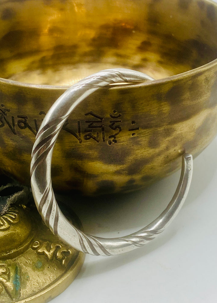 Etched Cuff Bangle