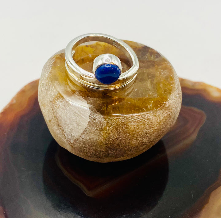 Lapis Double Ring