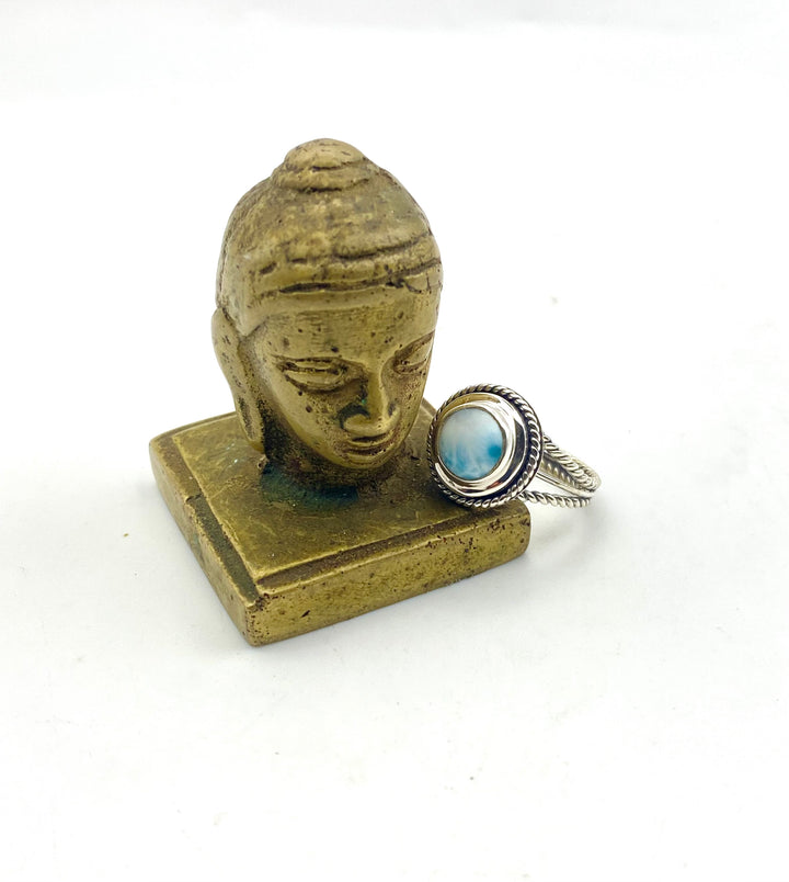 Sky Drift - Larimar Ring