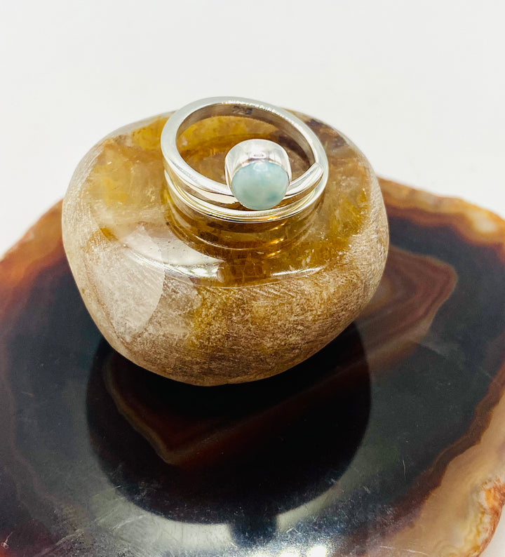 Larimar Double Ring
