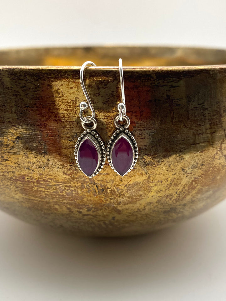 Whispers of the Heart - Ruby Earrings