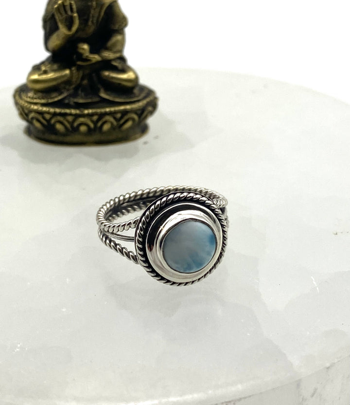 Sky Drift - Larimar Ring