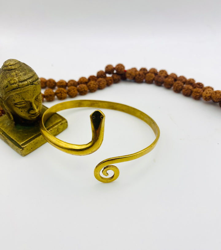 Panchadhatu Snake Cuff
