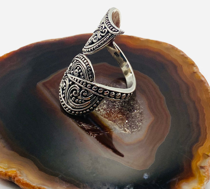 Wraparound Leaf Ring