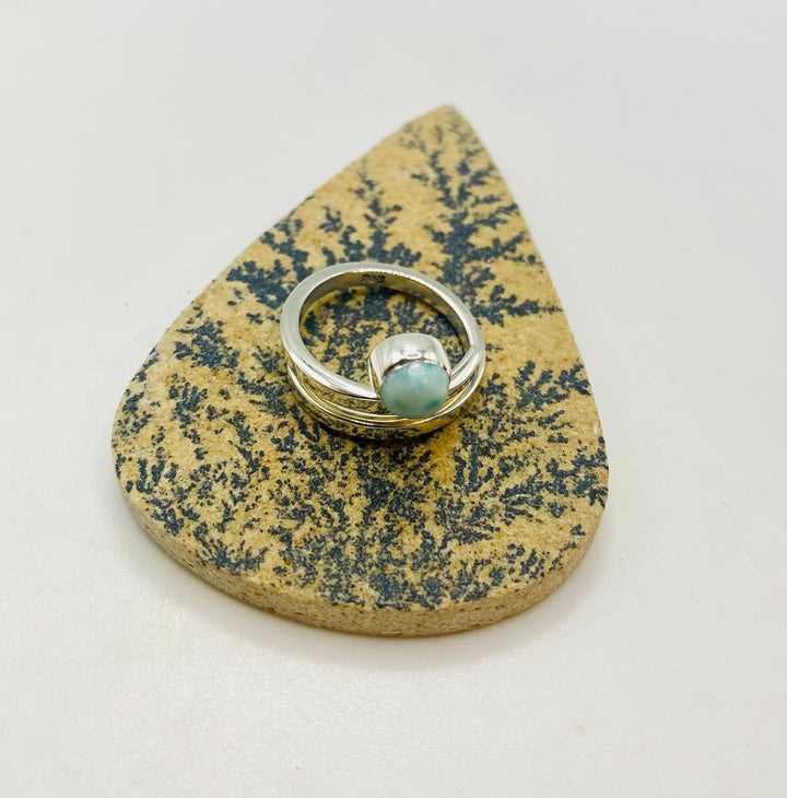 Larimar Double Ring