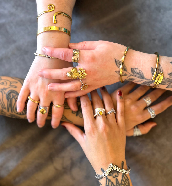 Citrine Bobble Ring