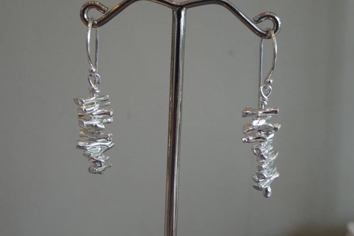 Silver Stack Earrings