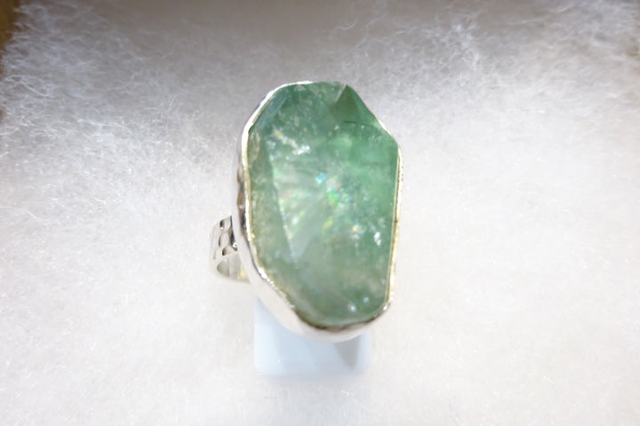 Raw Fluorite Ring