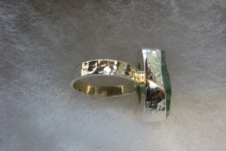 Raw Fluorite Ring