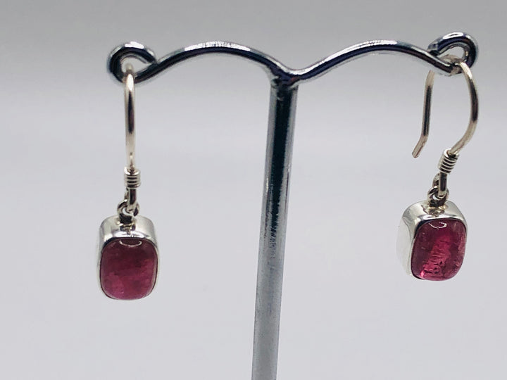 Pink Tourmaline Earrings