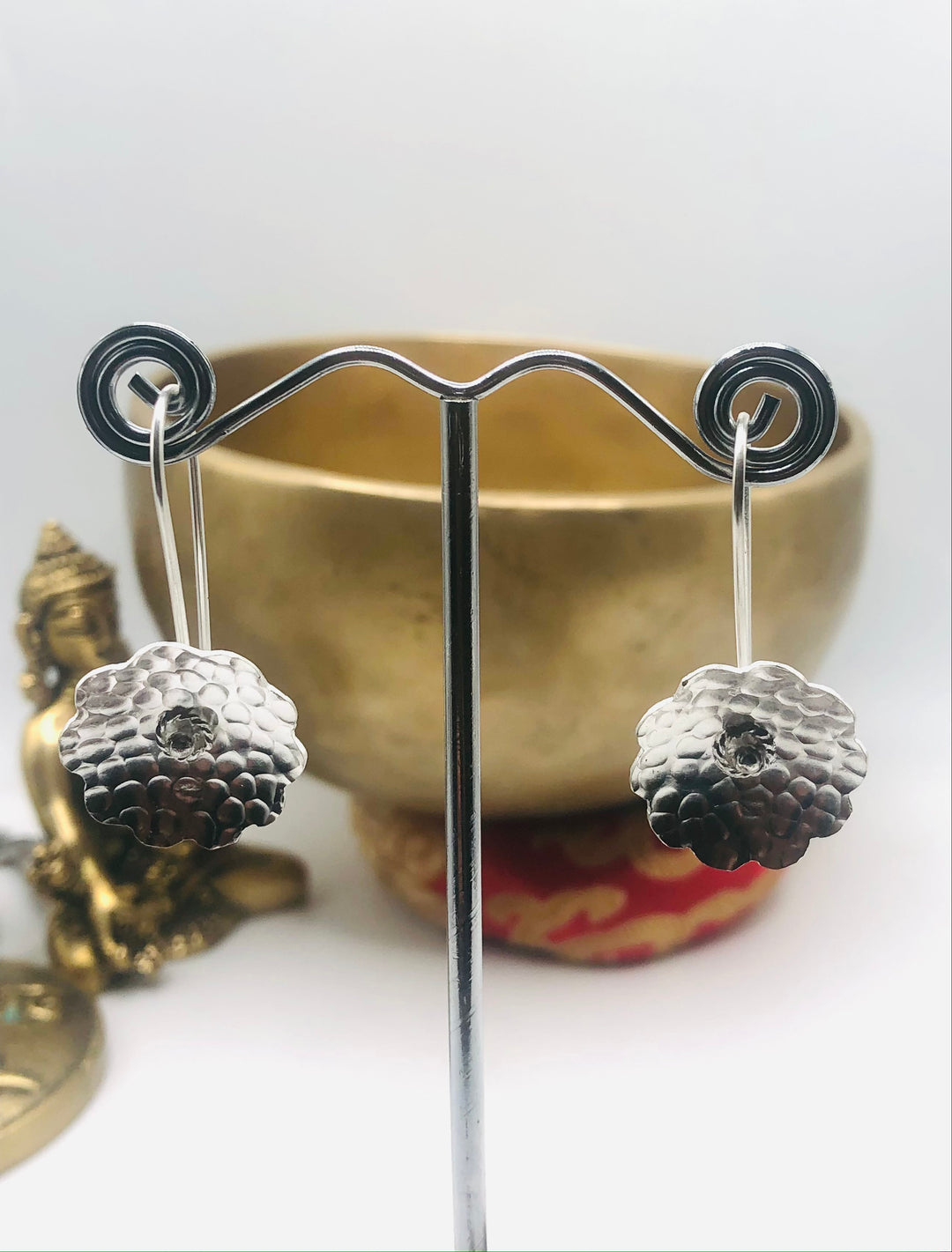 Long Flower Earrings