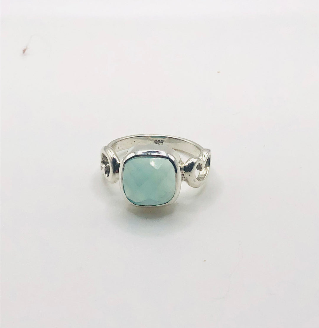 Blue Chalcedony Ring