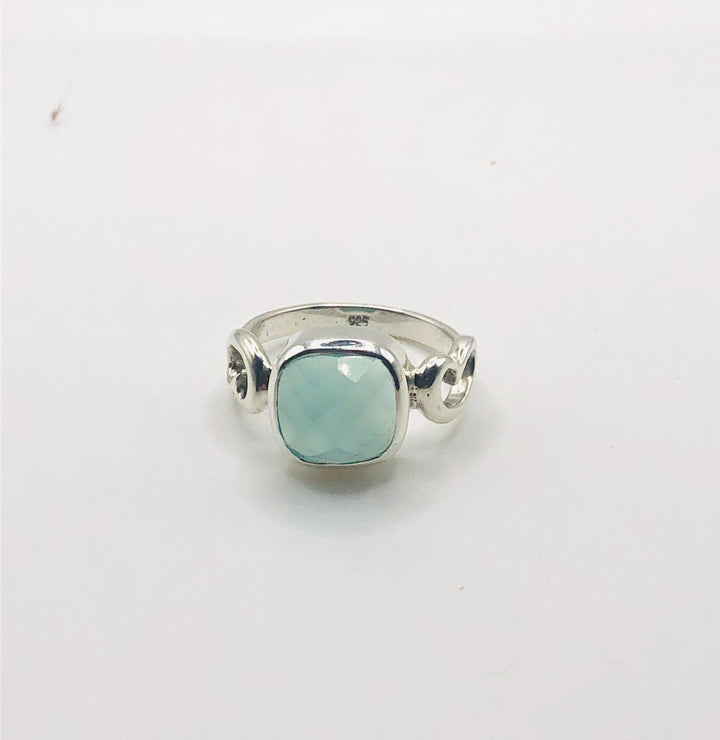 Blue Chalcedony Ring