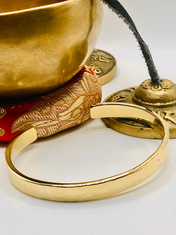 Chunky Brass Cuff Bangle