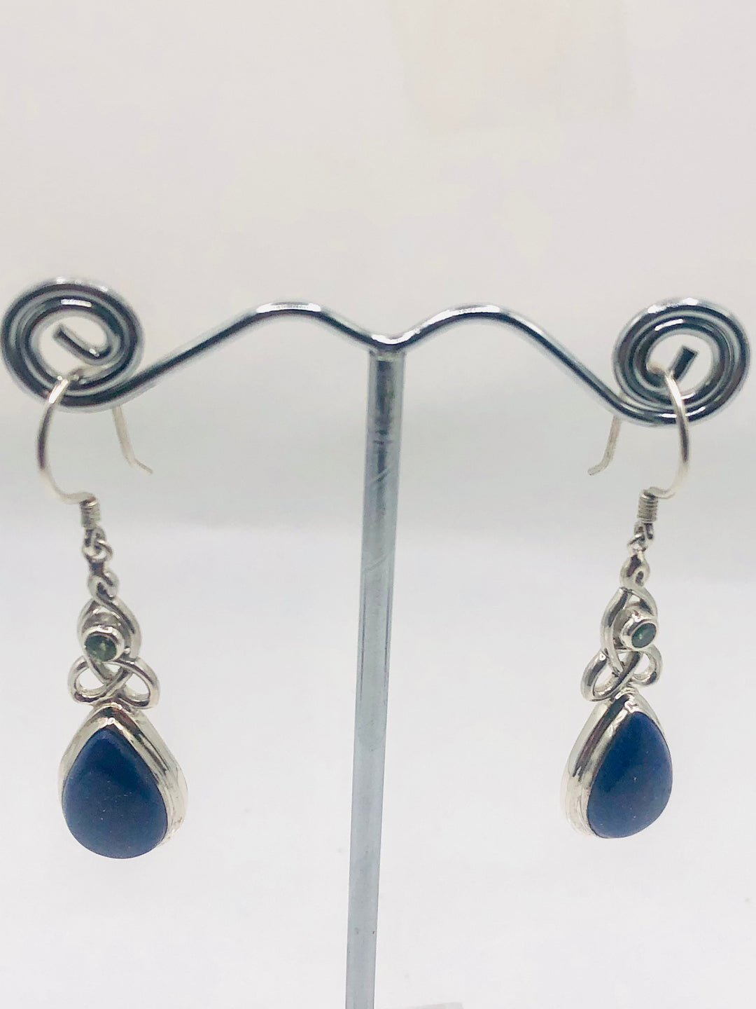 Lapis Lazuli Celtic Knot Earrings