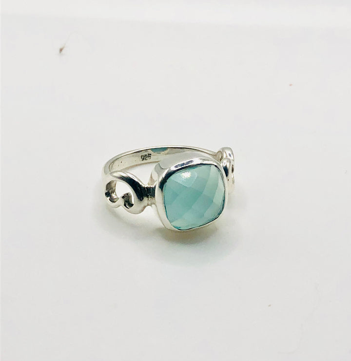 Blue Chalcedony Ring