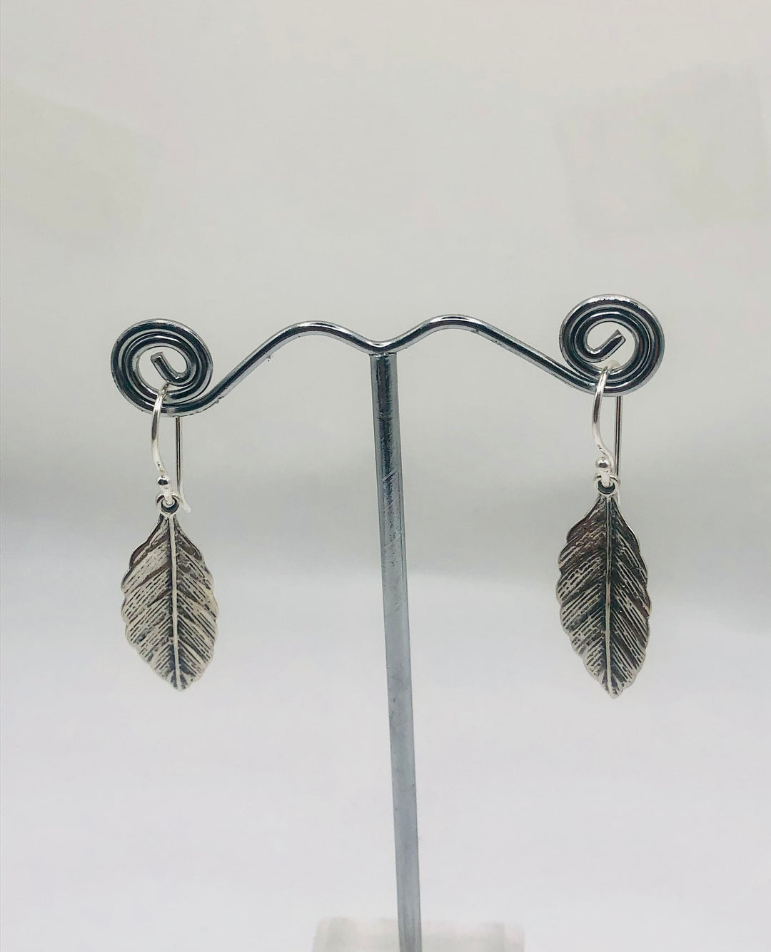 Silver Leaf Earrings