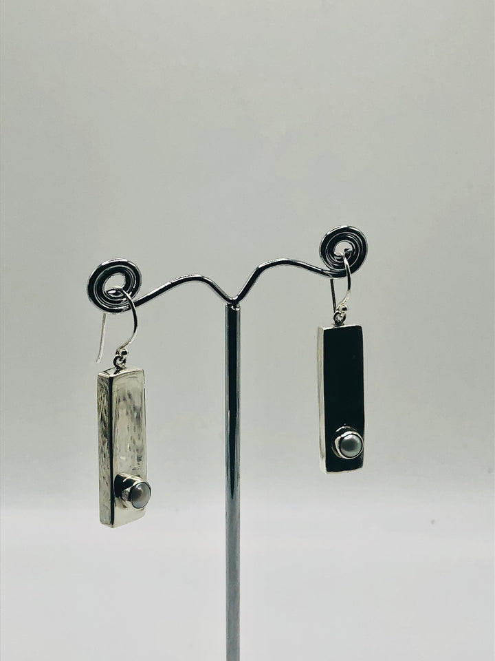 Contemporary Pearl Earrings