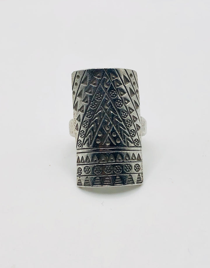 Silver Shield Ring