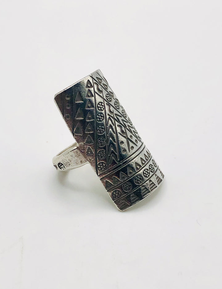 Silver Shield Ring