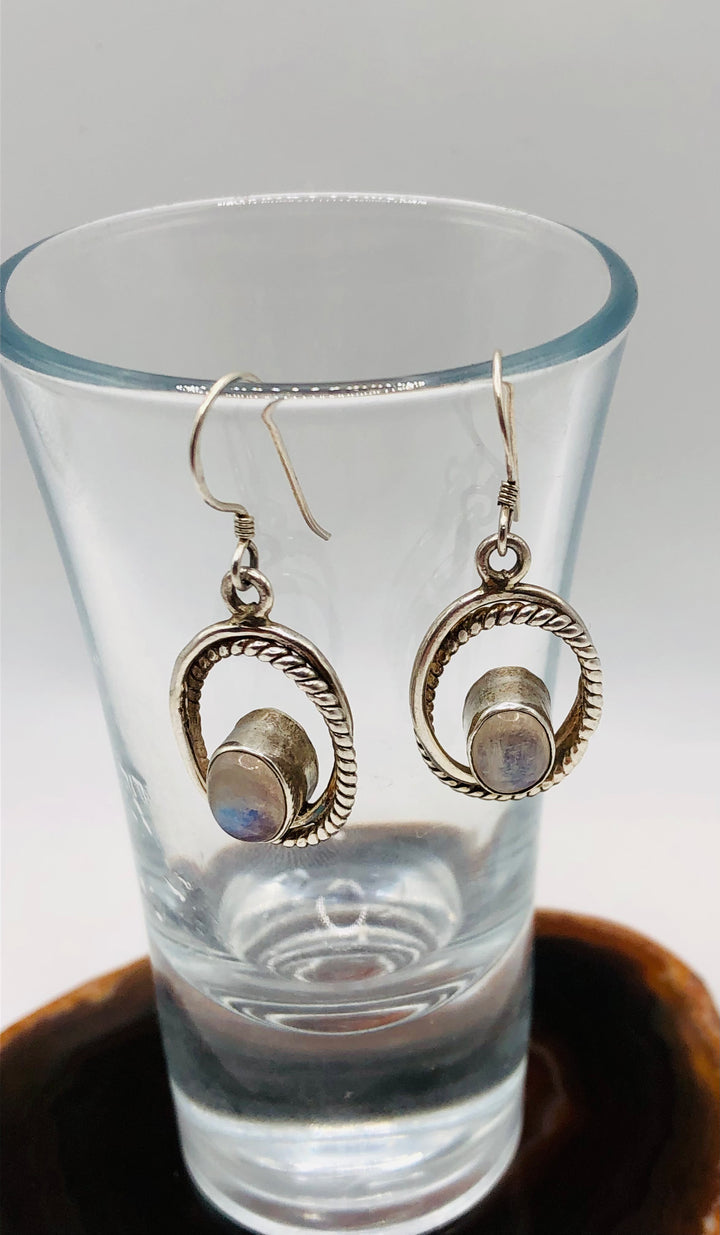 Moonstone Rope Earrings