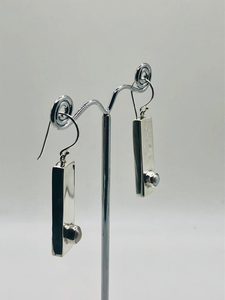 Contemporary Pearl Earrings